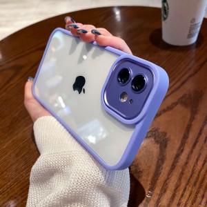 Чехол пластиковый для iPhone 14 (фиолетовый)